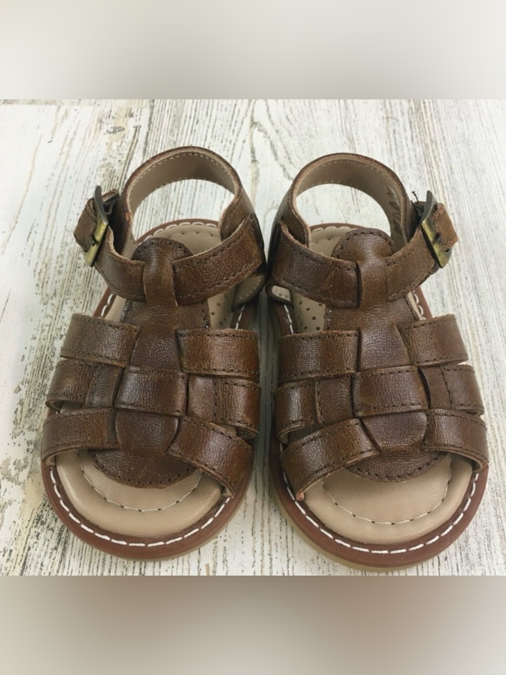 Elephantito Brown Leather Sandals